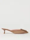Roger Vivier City Perfo Mule 45 In Tabak