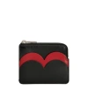 Roger Vivier I Love Card Holder In Leather In Black