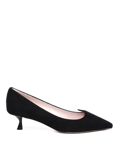 Roger Vivier I Love Pumps In Suede In Black