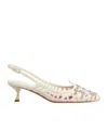 Roger Vivier I Love Slingback High Heel Sandals In Neutral