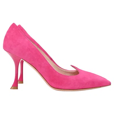 Roger Vivier I Love Vivier Pumps In Pink Suede