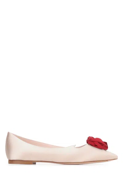 Roger Vivier I Love Vivier Rose Ball Ballerina 05 In Pink