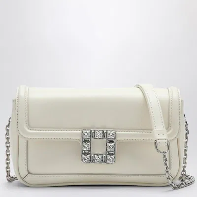 Roger Vivier Jeu De Fille Clutch Bag In Sand
