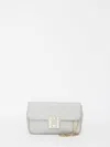 Roger Vivier Jeu De Fille Glittered Clutch In Silver