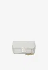 Roger Vivier Jeu De Fille Glittered Clutch In Silver