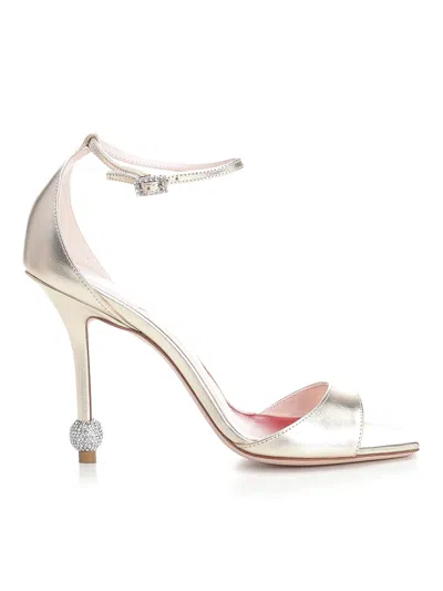 ROGER VIVIER JEWEL HEEL SANDALS BY
