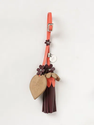Roger Vivier Key Chain Woman Color Burgundy In Multi