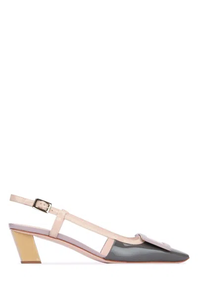 ROGER VIVIER LACQUERED SLINGBACK