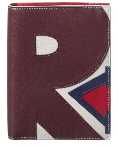 Roger Vivier Large Leather Wallet In Brown