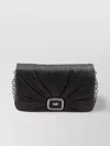 Roger Vivier Large Nappa Shoulder Bag In Black