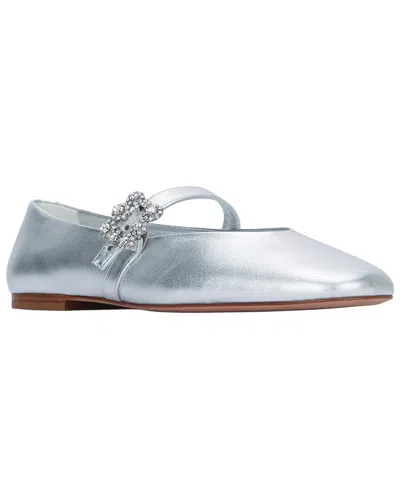 Roger Vivier Leather Ballet Flat In Multi