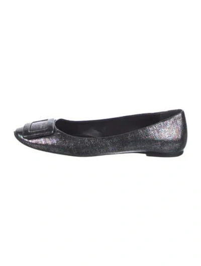 Pre-owned Roger Vivier Leather Ballet Flats