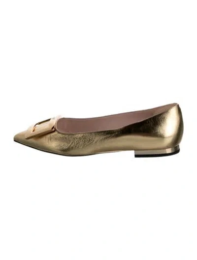 Pre-owned Roger Vivier Leather Ballet Flats