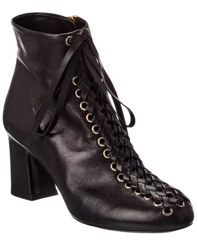 Roger Vivier Leather Boot In Black