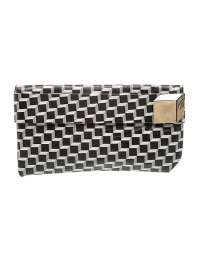 Pre-owned Roger Vivier Leather Clutch In Multi