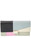 Roger Vivier Leather Clutch In Multi