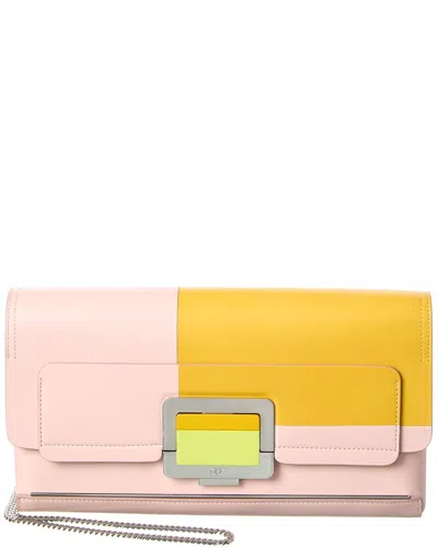 Roger Vivier Leather Crossbody In Multi