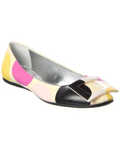 Roger Vivier Leather Flat