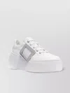 Roger Vivier Women Viv Skate High Leather Sneakers