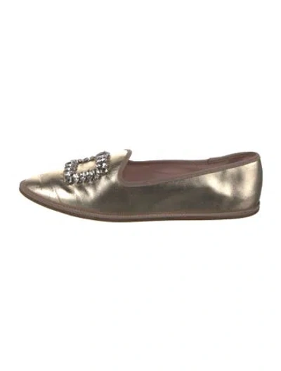Pre-owned Roger Vivier Leather Loafers In Multicolor