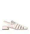 Roger Vivier Mini Tres Vivier Strappy Bal 25 In White
