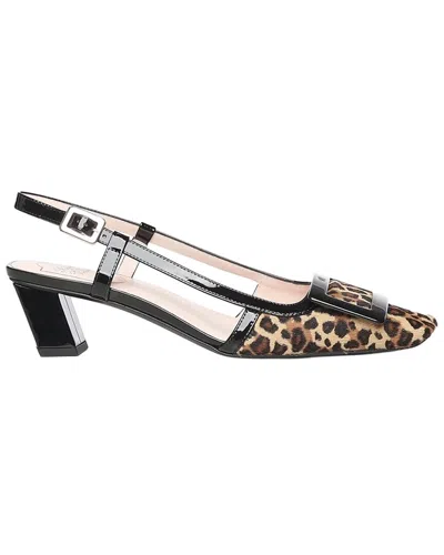 Roger Vivier Leather Pump In Multi