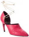 Roger Vivier Leather Pump In Pink