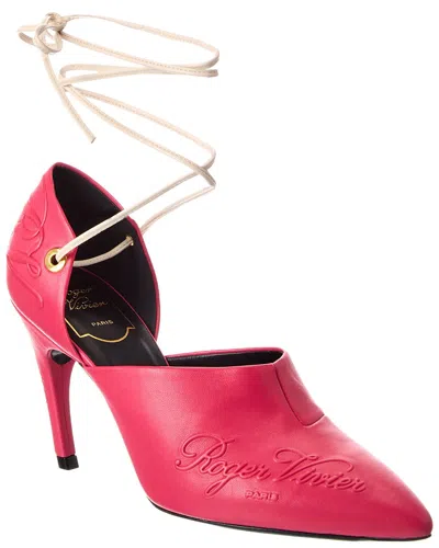 Roger Vivier Leather Pump In Multi