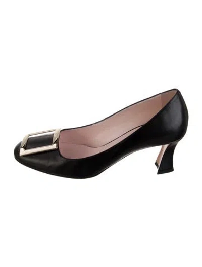 Pre-owned Roger Vivier Leather Pumps In Black