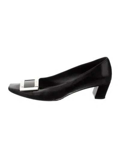 Pre-owned Roger Vivier Leather Pumps In Black