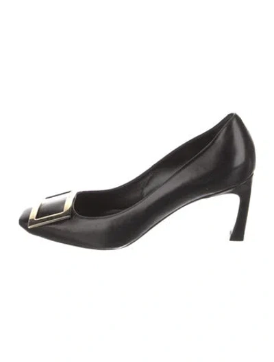 Pre-owned Roger Vivier Leather Pumps In Black