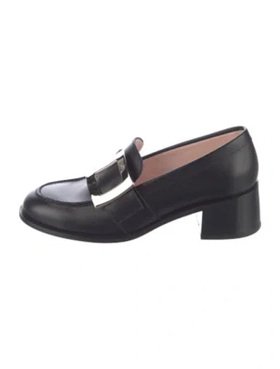 Pre-owned Roger Vivier Leather Pumps In Black