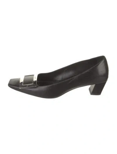 Pre-owned Roger Vivier Leather Pumps In Black