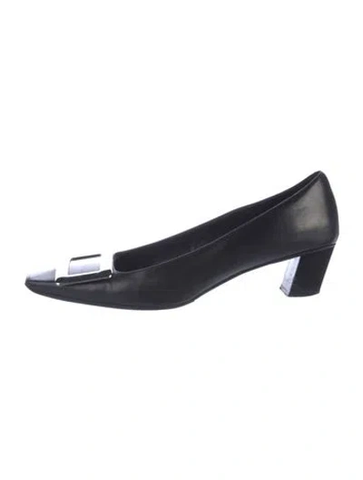 Pre-owned Roger Vivier Leather Pumps In Blue