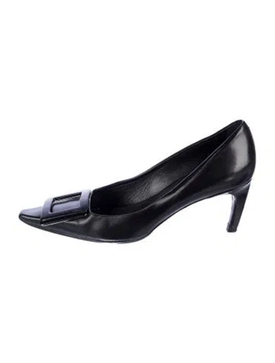 Pre-owned Roger Vivier Leather Pumps In Blue