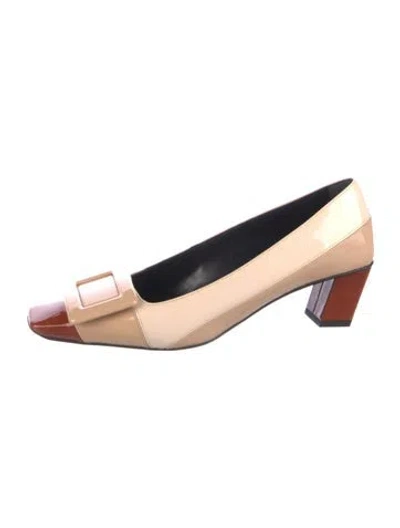 Pre-owned Roger Vivier Leather Pumps In Neutral