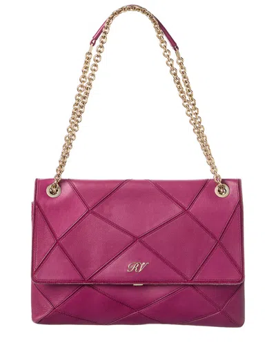 Roger Vivier Leather Shoulder Bag In Brown