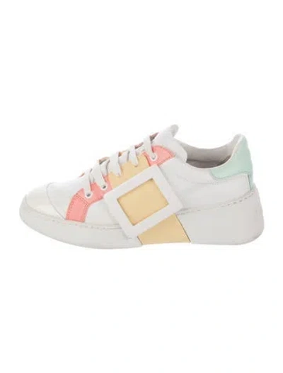 Pre-owned Roger Vivier Leather Sneakers In Multi