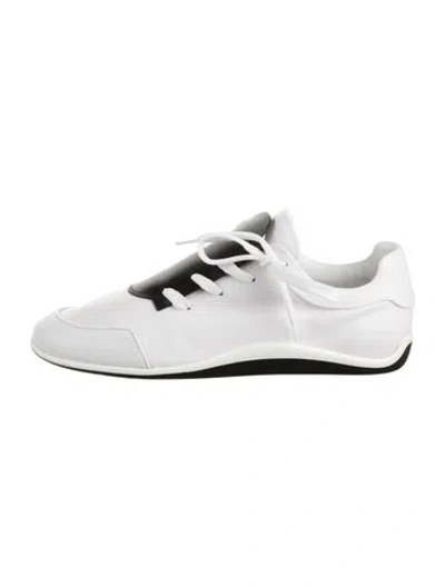 Pre-owned Roger Vivier Leather Sneakers In White
