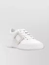 Roger Vivier Leather Sneakers With Metal Buckle Detail