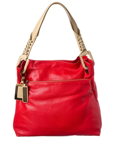 Roger Vivier Leather Tote In Red