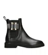 ROGER VIVIER LEATHER VIV' RANGERS CHELSEA BOOTS