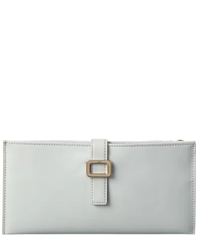 Roger Vivier Leather Wallet In Gray