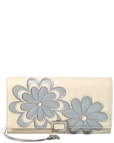 Roger Vivier Leather Wallet On Chain In White