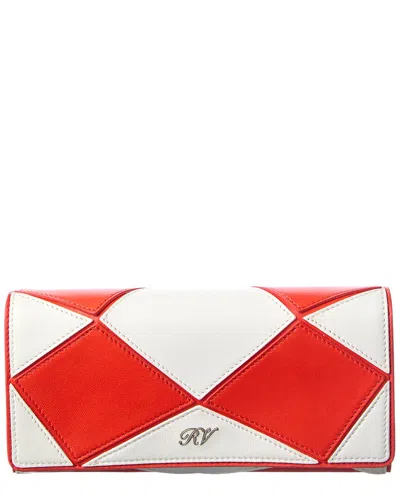 Roger Vivier Leather Wallet In Red