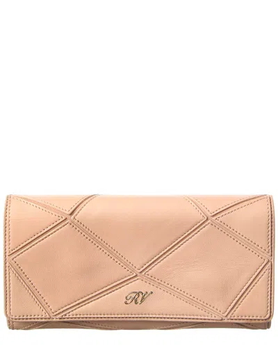 Roger Vivier Leather Wallet In Neutral