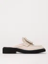 Roger Vivier Women Viv Rangers Leather Loafers In Weiss
