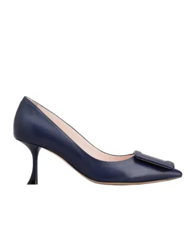 ROGER VIVIER VIV' IN THE CITY PUMPS IN SOFT LEATHER