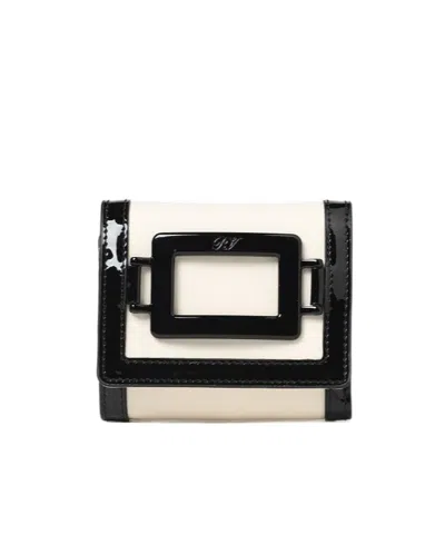 Roger Vivier Logo Details Wallet In Multi