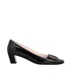 Roger Vivier Belle Vivier Trompette Pumps 45 In Black